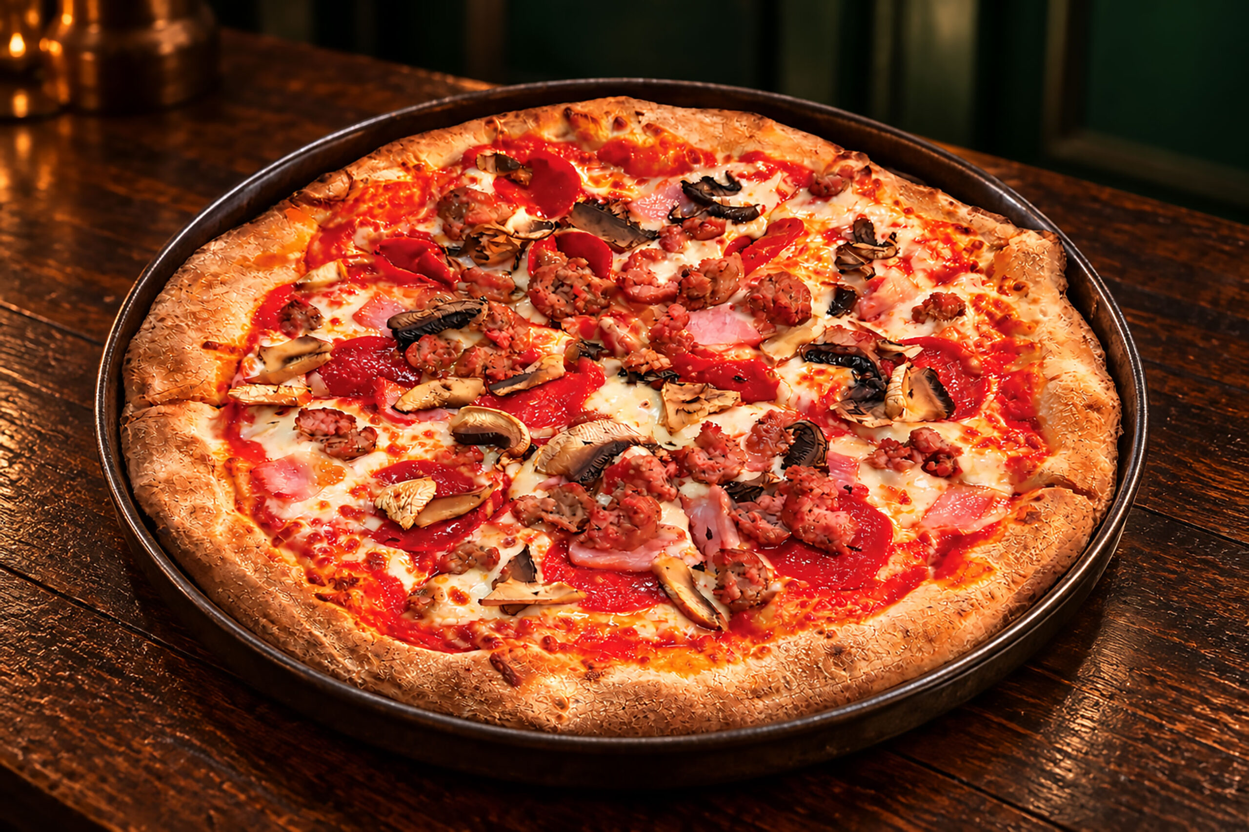 The Flying Scotsman signature takeaway pizza